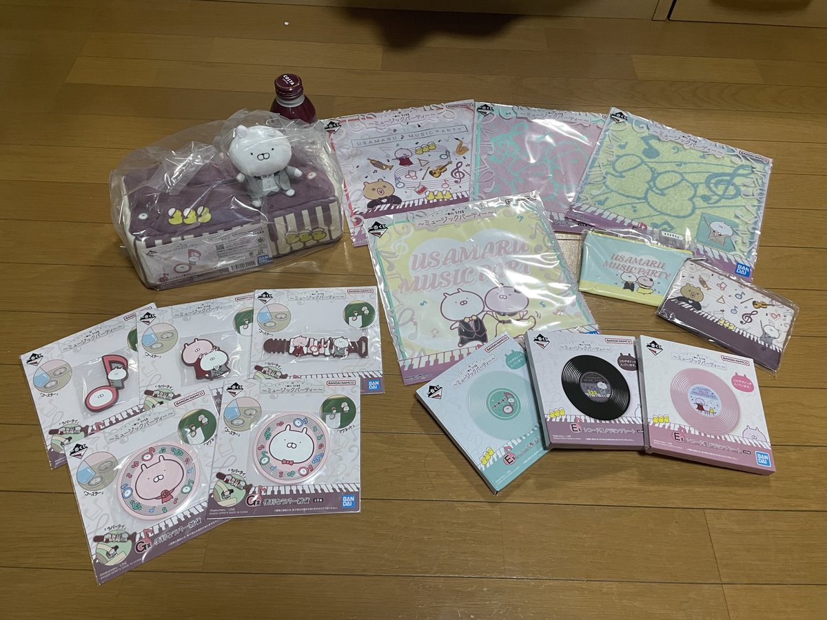 dememo_SymaG's tweet photo. #うさまる一番くじ 
欲しかったB賞出たので良きです(＾＾) https://t.co/t8HBEF3xCz