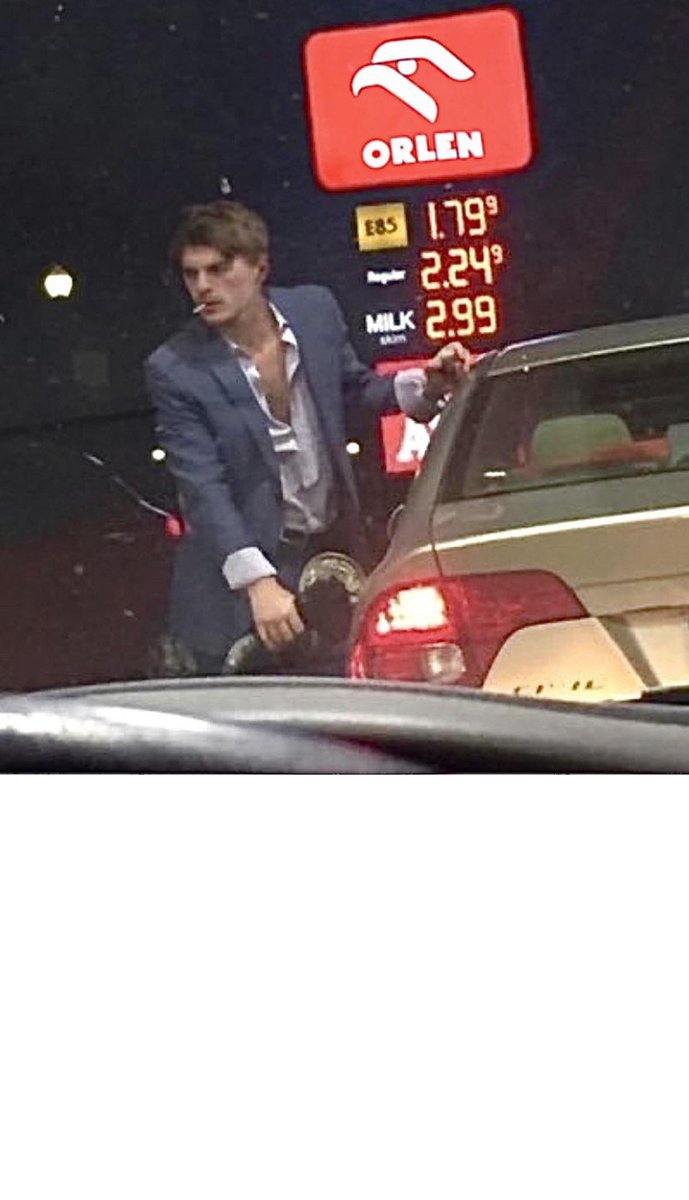 max verstappen cigarette Max Verstappen seen at a polish gas station after his birthday party