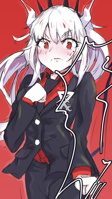 Helltakerより恥じらうルシファー#Helltakerfanart 