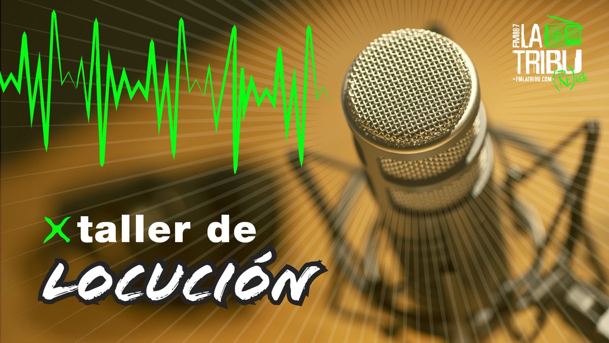 [CAPACITACIÓN LA TRIBU] 📻🔥
🎙️ Taller de Locución 🎙️
✨4 encuentros
📅 Arrancamos el miércoles 11/01

¡Todavía podés inscribirte!

📩 Escribí para más info a: capacitacionlatribu@gmail.com