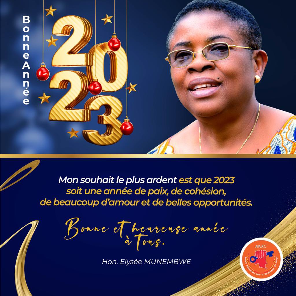 Vœux de la Présidente pour l’année 2023, année électorale.