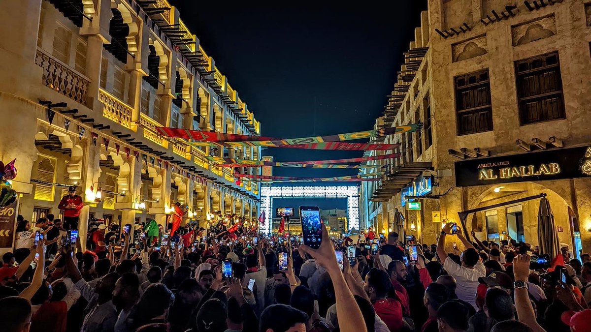 sailingcamman's tweet photo. Qatar World Cup 2022 - a collection of photos less related to the work side of things as a bit of a change!

1 Education city Stadium 
2 National Flags 
3 Beauty shot of the museum 
4 Souq Waqif after Moroccan win

#worldcup #qatar #qatar2022 #qatarworldcup #worldcup2022 #doha https://t.co/H71c2Z5hxz