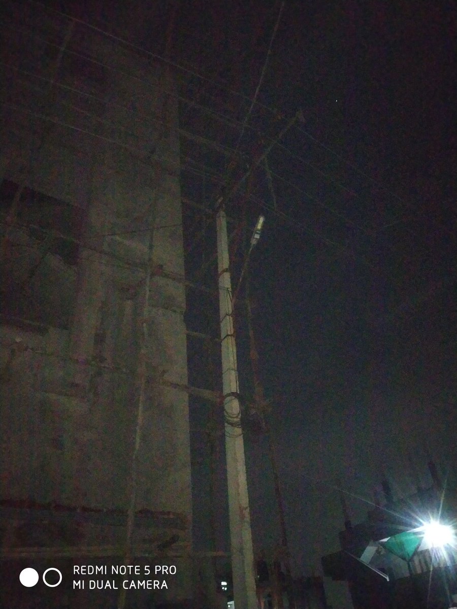 devaraiavinash's tweet photo. @MC_Boduppal Respected sir road no -7 telephone colony this street light  is not working  from few days and it is insufficient of glow please I request to fit new one thanking you. https://t.co/ZLJUEf2bxk