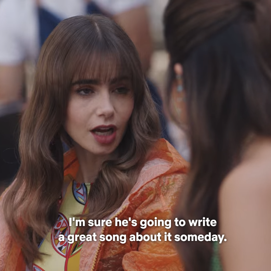 meme_ec's tweet photo. Contract Agent Emily shows no empathy towards the Portuguese trainee who just went back to his country.
#FadoDeBruxelas #EmilyInBrussels https://t.co/ltXX6ELxHh