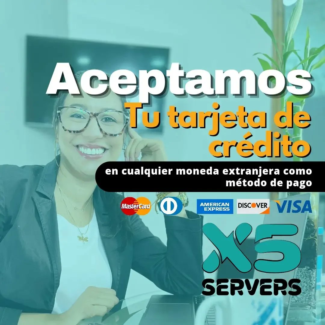 X5servers's tweet photo. Porque queremos que llegues a nosotros con mayor facilidad, tenemos nuevo método de pago! 💳💳💳
Ahora tendrás una opción mas para realizar tus compras en #X5Servers: Puedes utilizar cualquiera de tus tarjetas de crédito (en moneda extranjera) para hacer tus compras #zinli #visa https://t.co/FfK5VjCW41