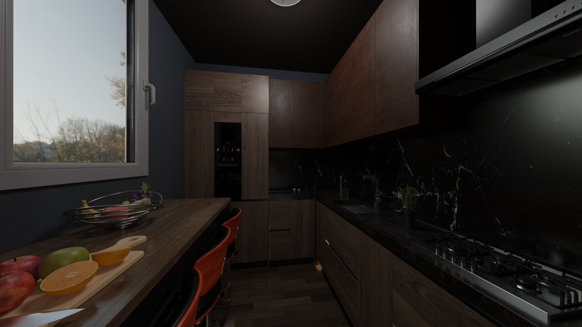 BlendermanEd's tweet photo. kitchen and bathroom design 🖤💀

#darkmode #black #blender #blender3d #interiordesign #ed #simple #3d #design https://t.co/5Vof63EiCL