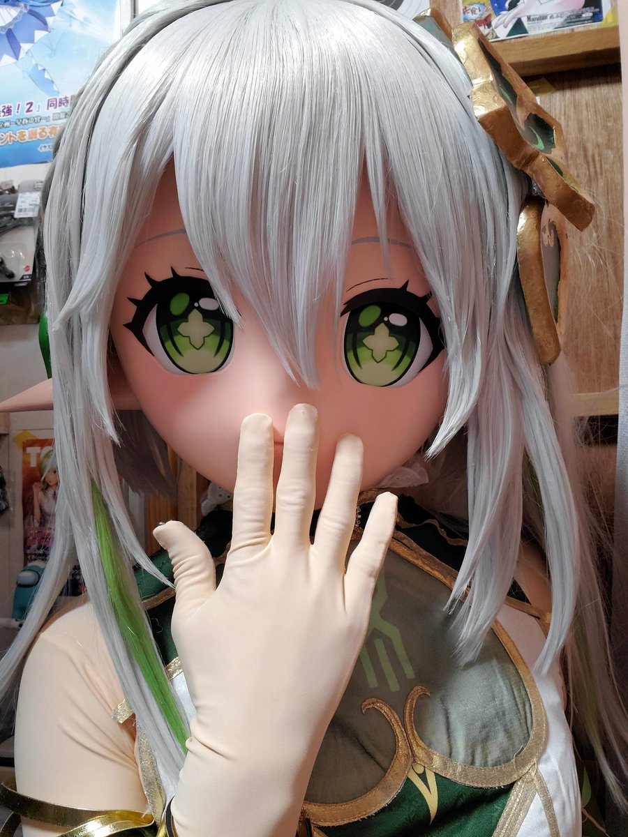 撮って出しですみません((*_ _) 原神のナヒーダちゃんをお迎えしました