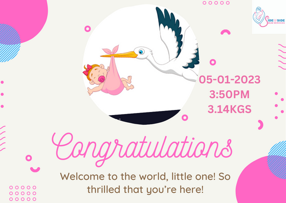 MumSide's tweet photo. 5-01-2023 is a special date &amp;  day. I  celebrate my Husband' birthday and got to receive my client's baby client, just in time for the 4.00pm tea on a lighter note... it was beautiful. 
congratulation Dear Mama. 
#doulasupportedbirth #hireadoula https://t.co/JCz662zRmj