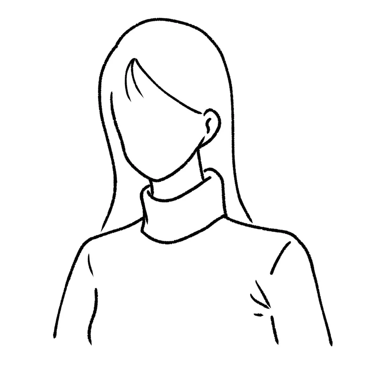 タートルネックを買って着てみたら…鏡を見たらイメージと違う！