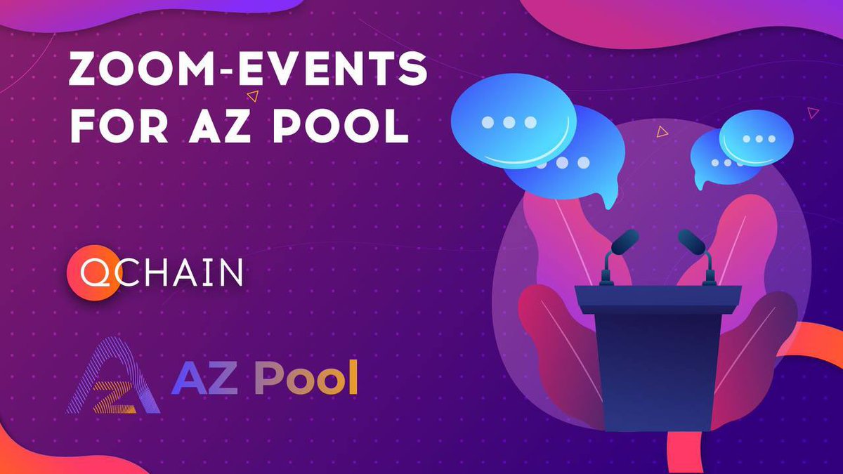 QChain_official's tweet photo. Zoom Events for AZ Pool 📺
Breaking into 2023 with a series of zoom events for our community.
Next week we have bilingual training events planned:
🇬🇧 English
🇮🇳 Hindi
More details will be posted soon!
#azpool https://t.co/fJWBHClmtd
