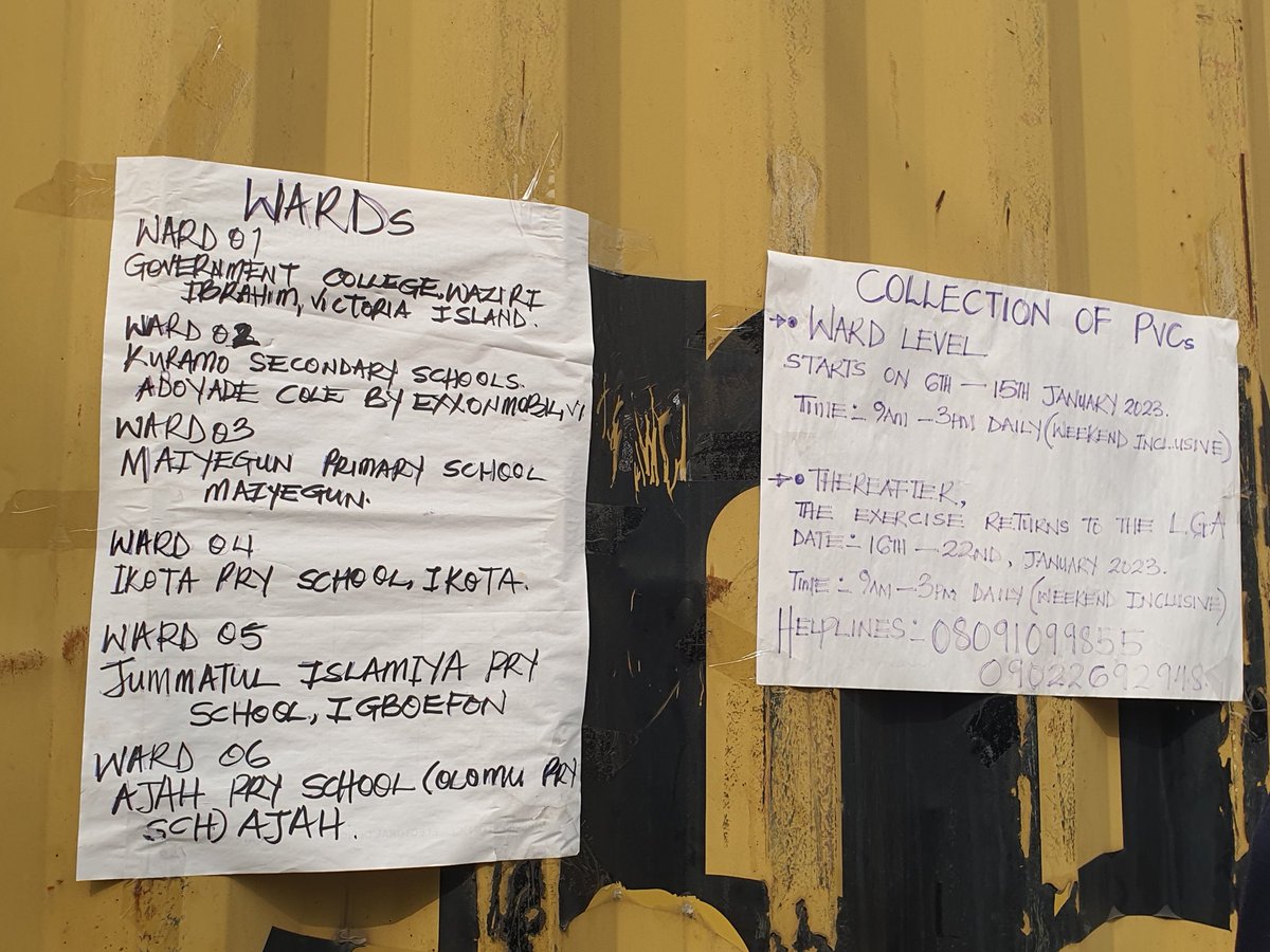 k122cambel's tweet image. For people in Eti-osa local govt, Get your PVC from the above location.#ajah, #GetPVC @Morris_Monye