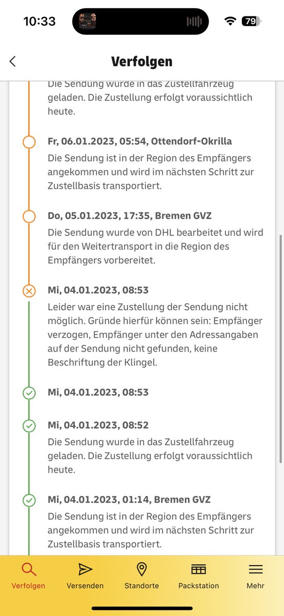 snowflxke_'s tweet photo. @DHLPaket Frage mich wie sowas passieren kann, wenn ich es zu einem Hotel liefern lasse, in dem ich arbeite???? Da braucht man kein Klingelschild, sondern geht an die Rezeption. Danke für nichts🥲🥲🥲 https://t.co/sgTv3fMIAb