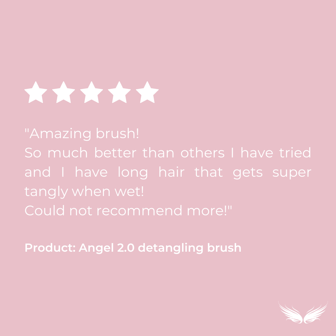 Our Angel 2.0 detangling brush is the perfect brush for keeping long, thick hair tangle free, especially when wet! 🚿

Shop the Angel 2.0 range today via the link in bio. 

#detanglingbrush #productreview #tangleangel