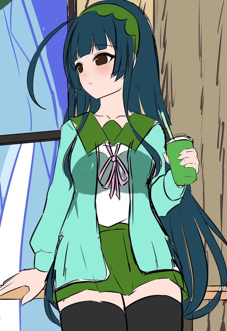 たまには別キャラも描きたいと思ってずん子ラフ 