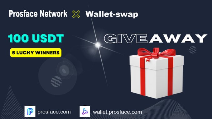 🎁 100$ #USDT Giveaway 🎁 5 LUCKY WINNERS
To enter:
1⃣  Like + Retweet 
2⃣  Follow @prosface_net 
3⃣  Provide your address BEP20

Winners picked in 72hrs⏰