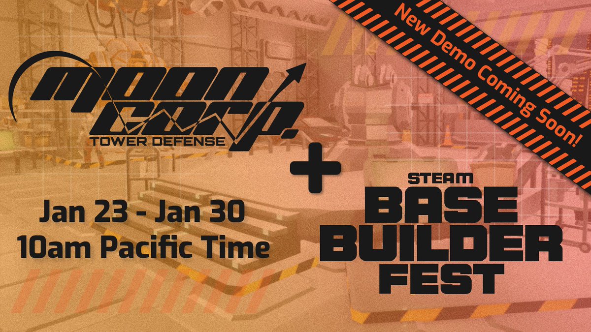 The team at Kite Shield are excited to kick off 2023 by sharing the exciting news that we are participating in <a href="/Steam/">Steam</a>'s Base Builder Fest where our new demo will be available to play! Stay tuned for more info in the coming weeks!  #basebuilding #MoonCorpTD #TowerDefense #gamedev