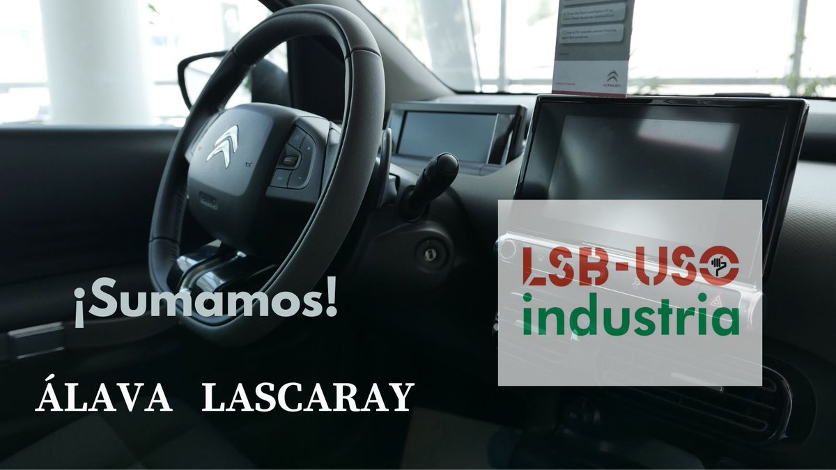 LSB_USOEuskadi's tweet photo. 🗳️Agradecemos la confianza depositada en los candidatos de LSB-USO en las elecciones en la empresa #Alava Lascaray - #Citroen 🚗👏👏👏

👉Desde ya la @FedIndUSO de LSB-#USOEnLucha con @AccionsindUSO  por lograr mejorar lo ya pactado en el #MetalAlava 
⤵️✊
https://t.co/jAQO30NX5P https://t.co/w1q461FFEG