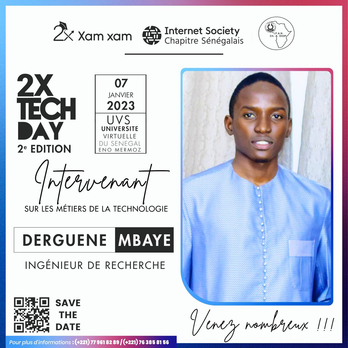 2x_xamxam's tweet image. Retrouvez @derguene NLP recherche engineer à Baamtu, Cofounder de @galsenAI, ingénieur de recherches pour une intervention sur l’orientation des métiers de la technologie 

Rendez-vous à partir de 15h pour la 2e édition du #2xtechday 

#xamxam #xamxam2x #tech #socium #event