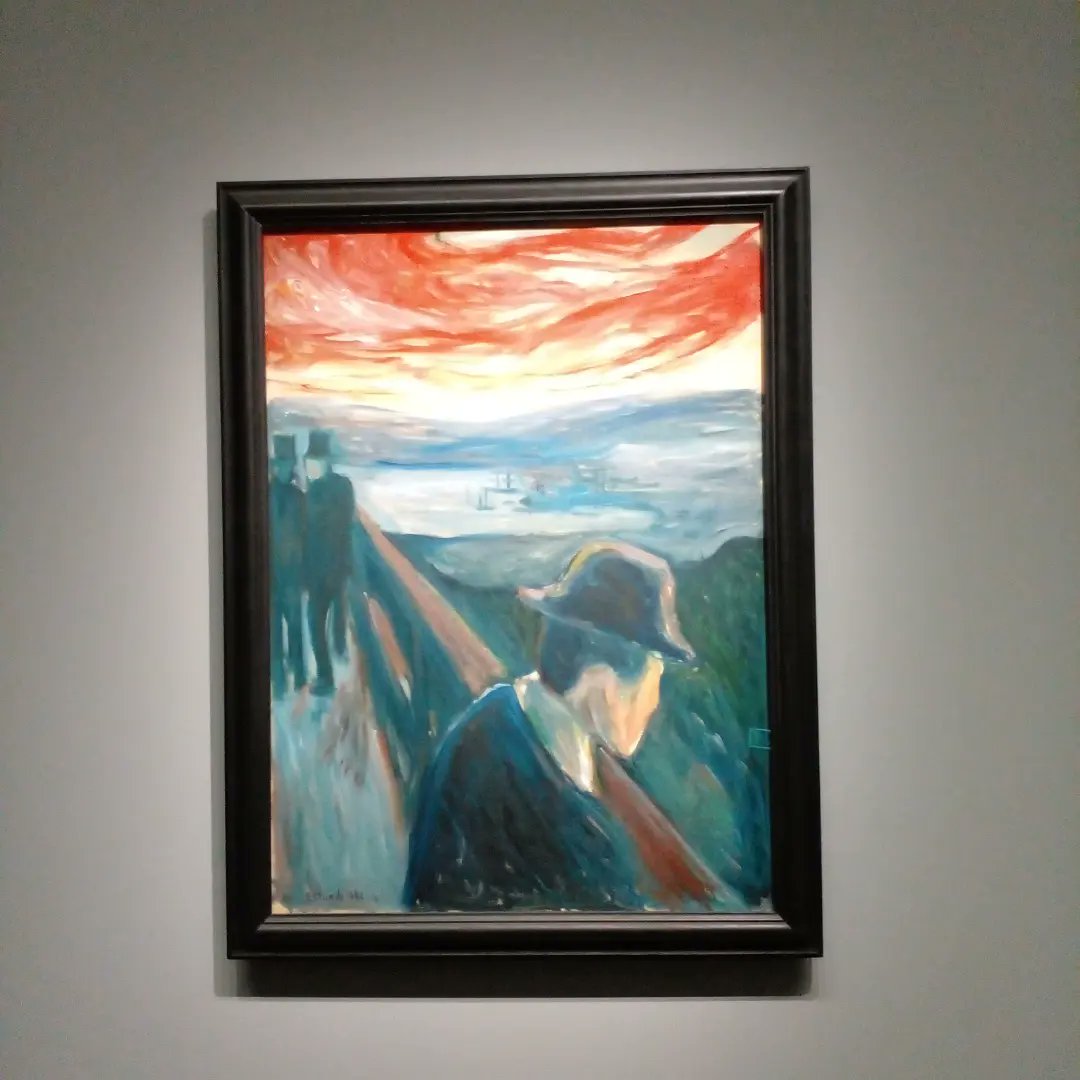 Martov's tweet photo. Tout le monde aime #Munsch comme tout le monde aime les Clash.. il n'empêche...:) @MuseeOrsay https://t.co/gQiNLIpPgq