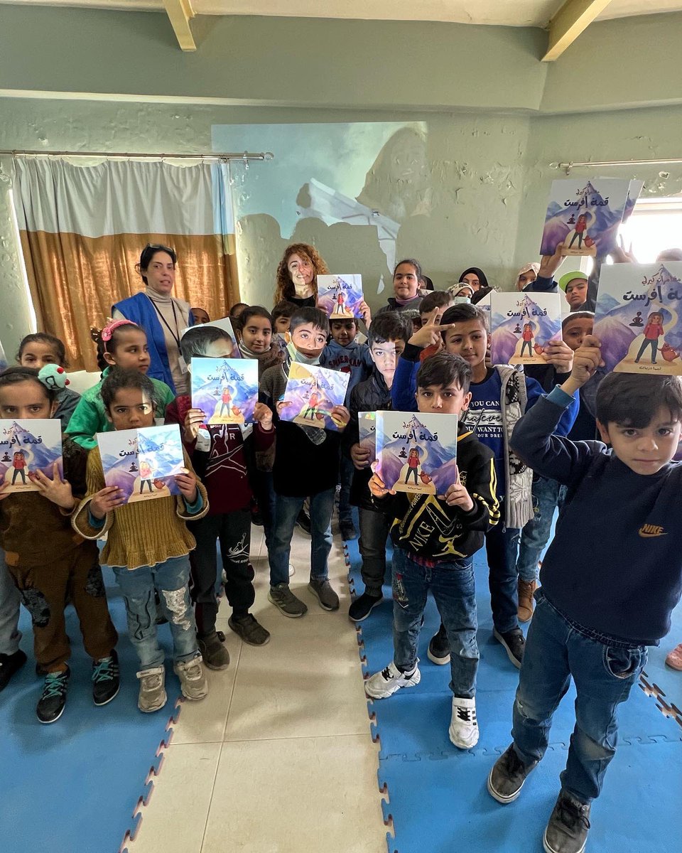 mountaingipsy's tweet photo. 120 @curlyadventuresbook were donated to the children @borderlessngo to inspire them to DREAM BIG &amp; NEVER GIVE UP ! 

Get your copy and with every 5 books bought, 1 book is donated to disadvantaged children. 

#giveback #childrensbooks #donation #children #ngo #lebanon #beirut https://t.co/CI7AtZYrvA