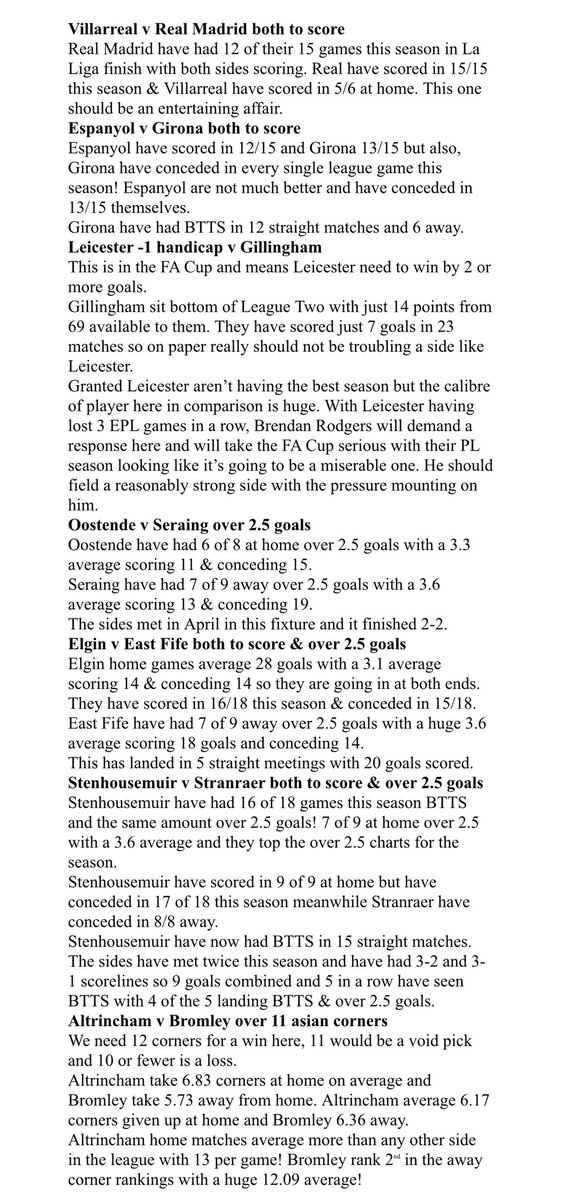 bettingvillage's tweet photo. 🚨 Saturday 69/1 Acca

Add this straight into your bet slip...

Here 👉🏼 https://t.co/4SV5s03NNZ

All 7 picks are fully researched &amp; explained on the screenshots attached. Have a read to see whether you'd like to join in 👍🏼 

18+ gambleresponsibly #ad ts &amp; cs apply https://t.co/A4WSefMSDA