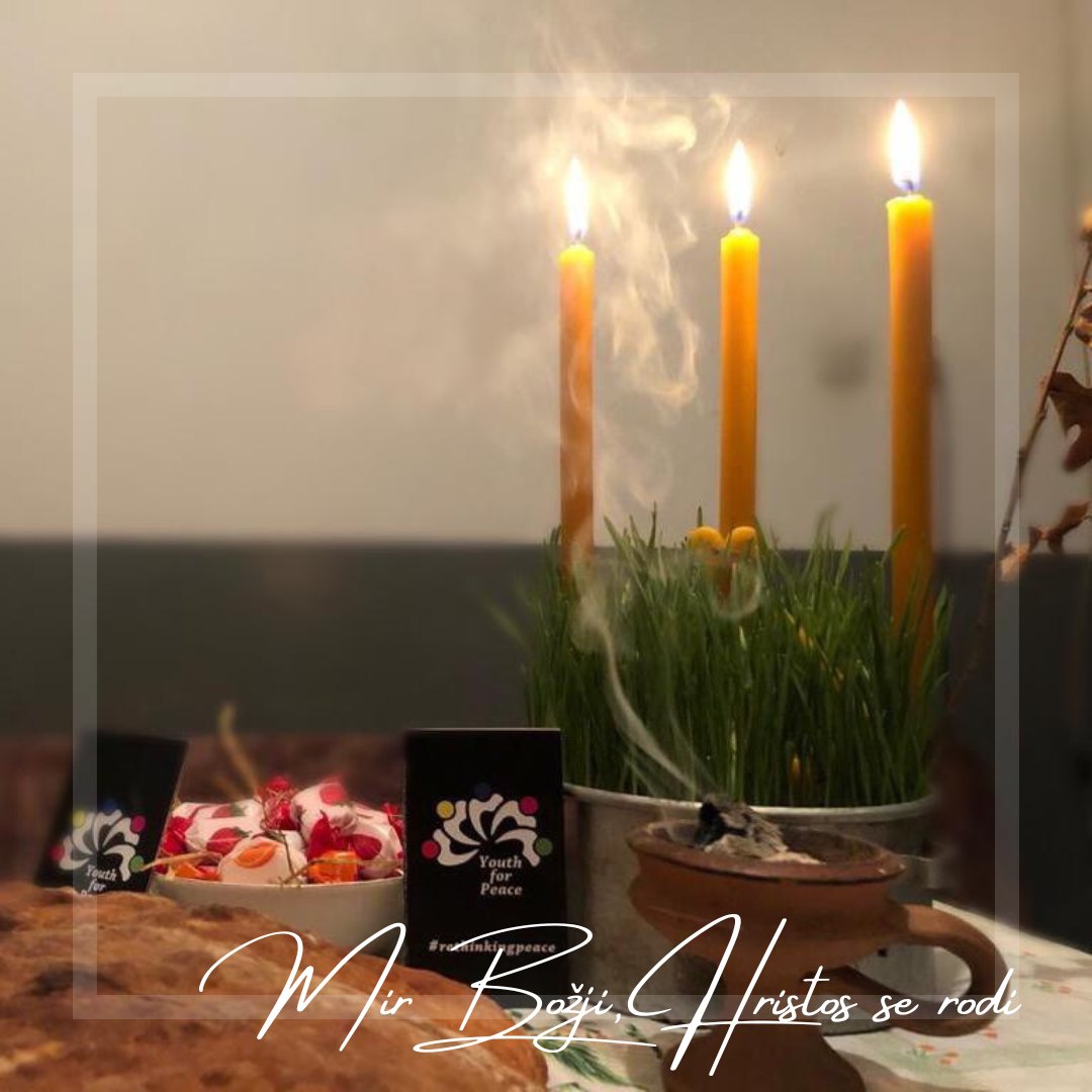 Peace from God, Christ is born!🕊
Youth for Peace wishes you to spend this joyful Christmas day in happiness, prosperity, and peace 😊
#rethinkingpeace #youthforpeacebih