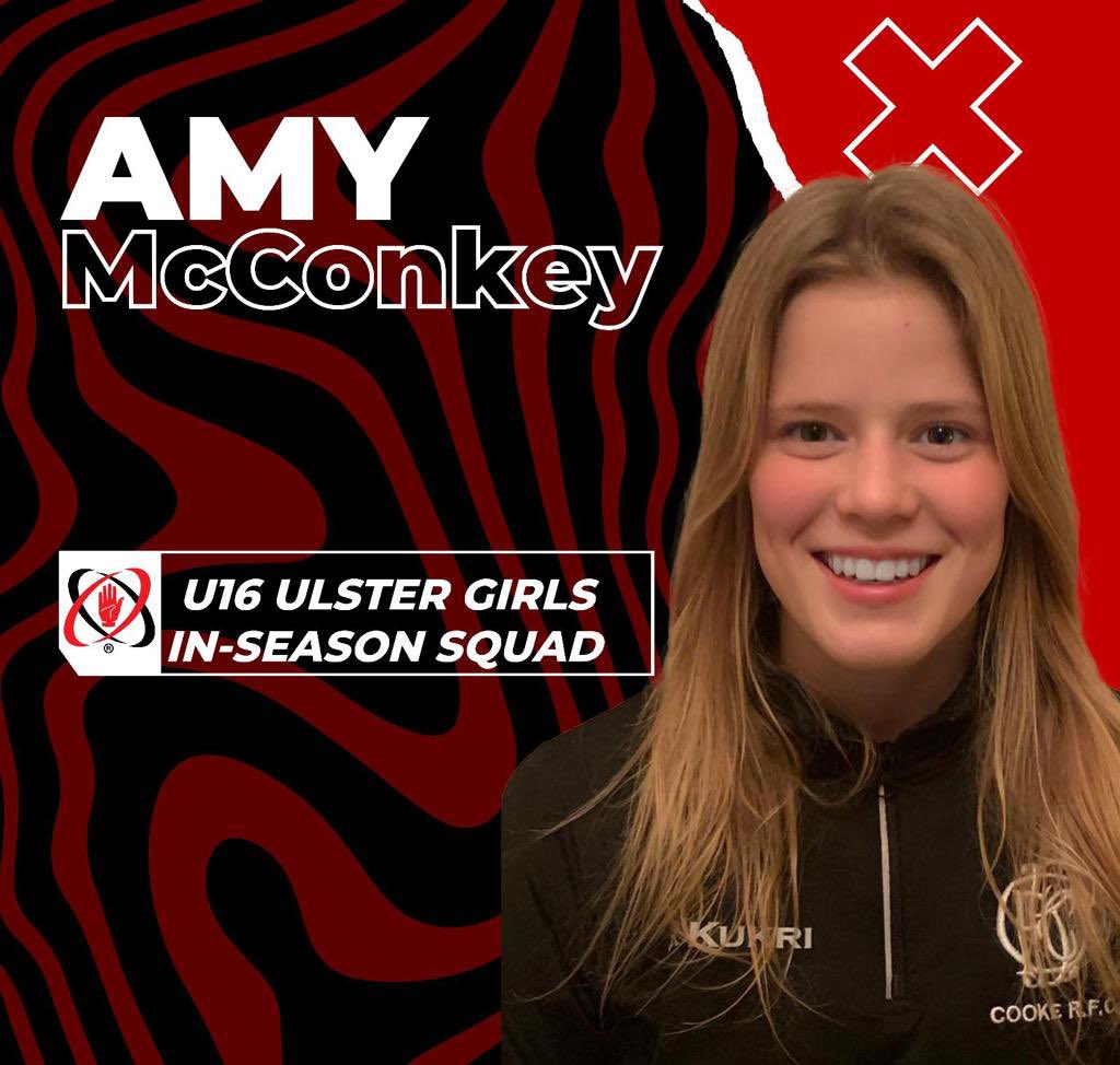 mcb_rugby's tweet photo. Congratulations to Amy McConkey on her selection for Ulster U16. Well done!
#Collegian https://t.co/1WqgkUvKwa