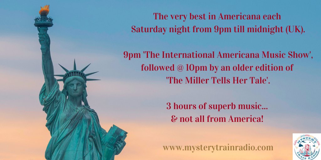 MTrainRadio's tweet photo. Join us for superb #Americana Saturday from 9PM UK!

9PM - Michael to host the 1st show of 2023, sharing songs from 2022 never played on the show before!

10PM - Karen to air @CarterSampson @AustinlucasIND #ElizabethCook @sarahjarosz &amp; more.

https://t.co/ljU7TpAsNT https://t.co/o5SAbE062x