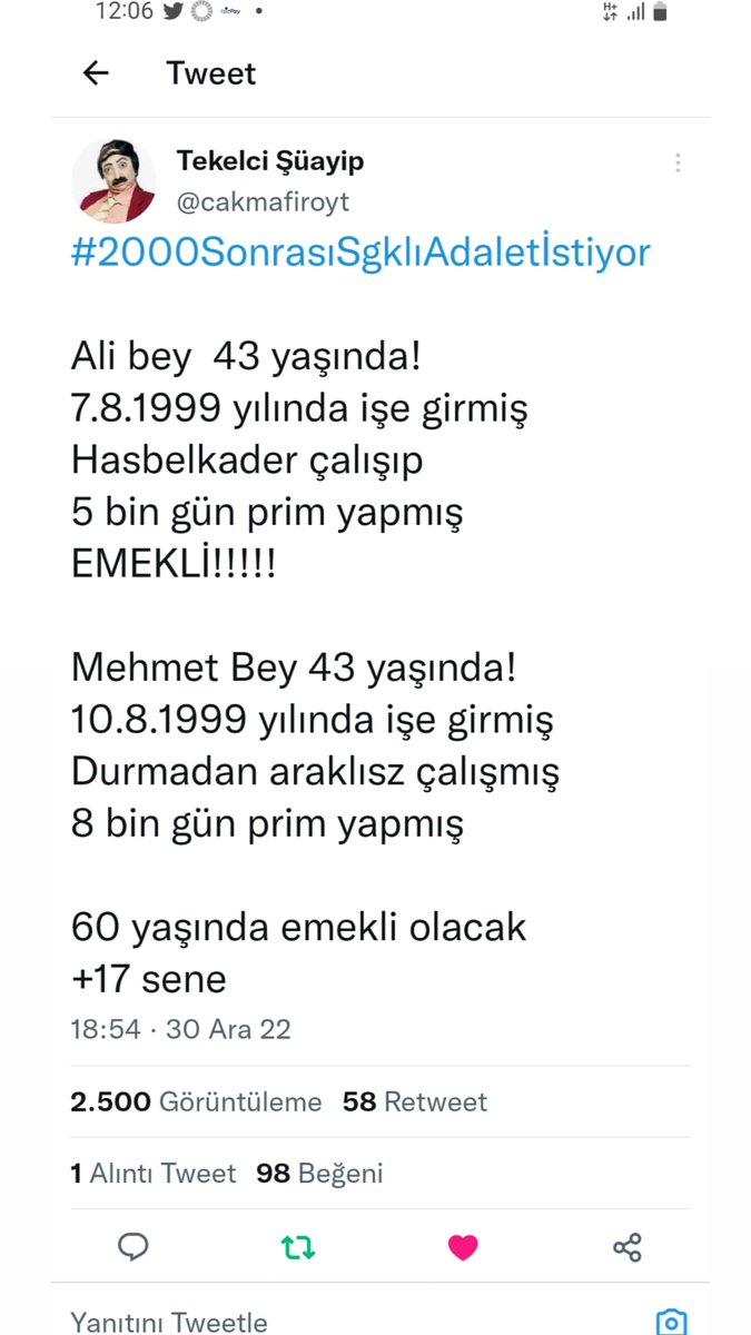 Hakkımızı her türlü yasal yollarla arayacağız
#2000LereKADEME