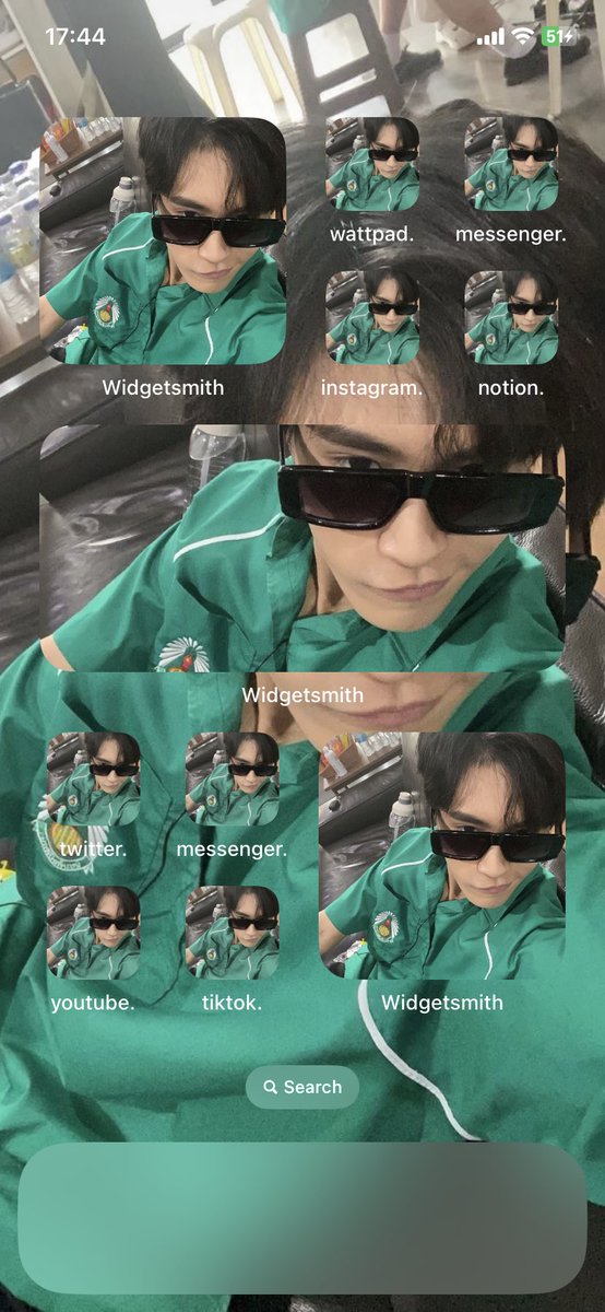 shanxsen's tweet photo. @gemini_ti look what I did to my homescreen HAHAHAHA https://t.co/p9MlmKm9sc