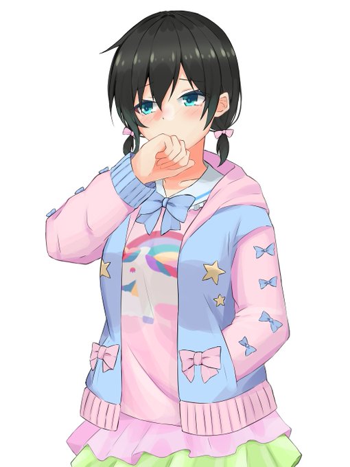 普段澄ましてる人ほどゆめかわな服着せられてほしいです九十九先輩 