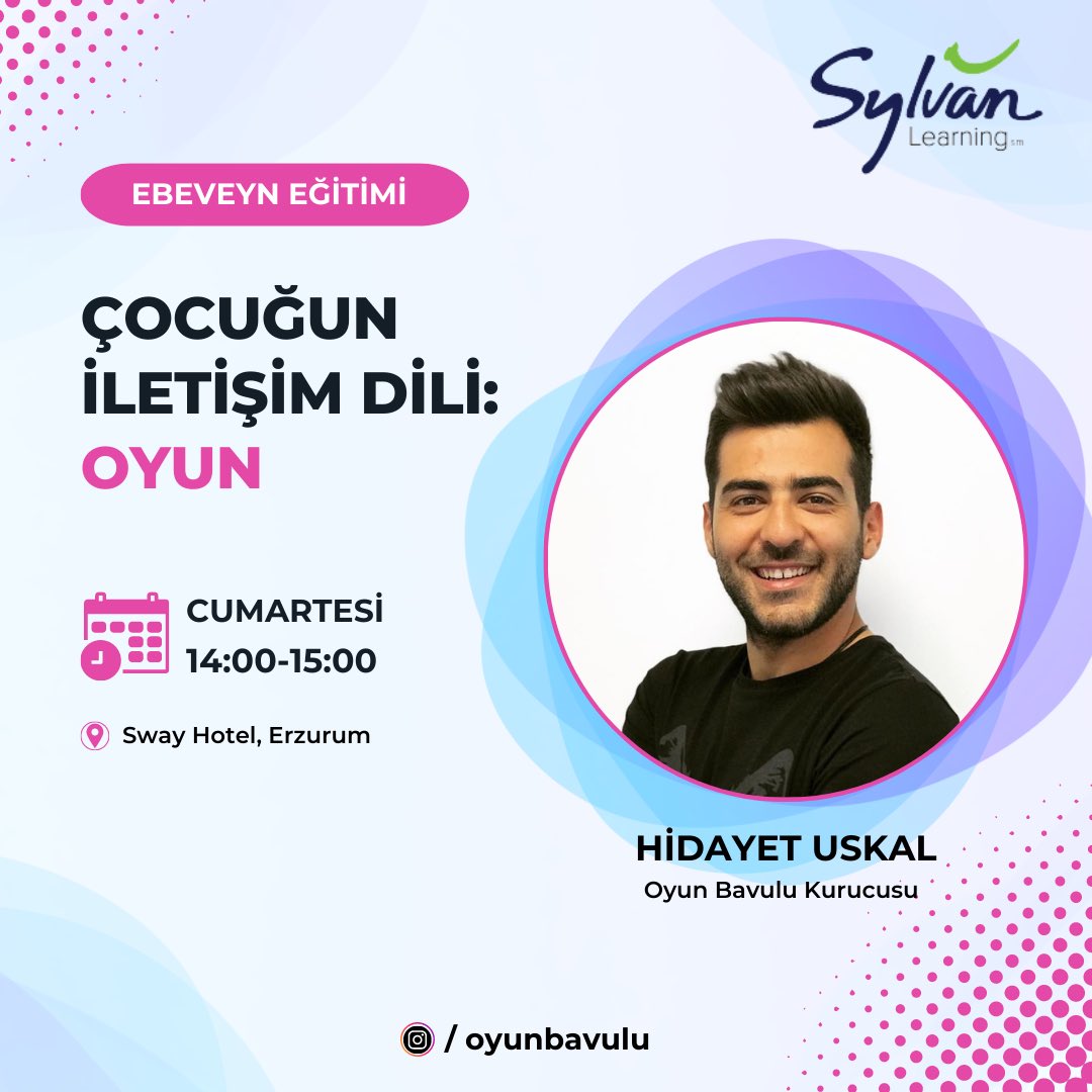 Ebeveyn Eğitimi 🙋‍♀️🙋‍♂️
Sylvan Turkey Learning tarafından Erzurum Sway Hotel’de düzenlenen Palandöken Kayak Kampında “Çocuğun İletişim Dili: Oyun” eğitim çalışması kapsamında ebeveynlerimiz ile buluşuyoruz. 

📍Sway Hotel, Erzurum

#ebeveyneğitimi #oyunbavulu #Aile #çocuk #iletişim