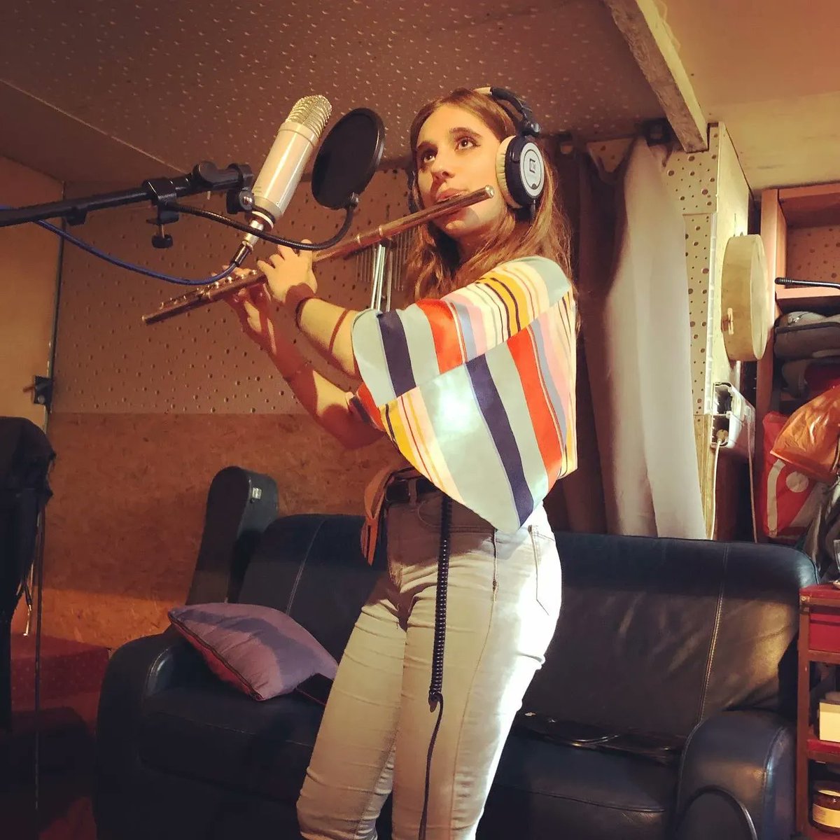 lacrymoboy's tweet photo. Happy to share this great music done in the studio with great people:
Tajito: vox+lyrics
Valentine: piano+flute+vox
Link ---> Bio
#newsingle #collab #featuring #electrocrossover #ableton #abletonprod
#funinthestudio #workwithfriends https://t.co/7Q6X9PNYxN