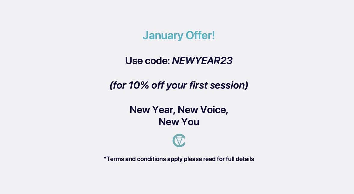 ChristellaVoice's tweet photo. Happy New Year from Christella and Associates
Start your voice journey with 10% off remote initial assessments with Nikki Milojevic, Sophie Cooper, Katy Salt, Sarah Rabin & Sarah Rimmer.
https://t.co/F0Ico5Of6B
#voicetherapy #speechtherapy #voicefeminisation #transvoice https://t.co/Oh2NpblkBU