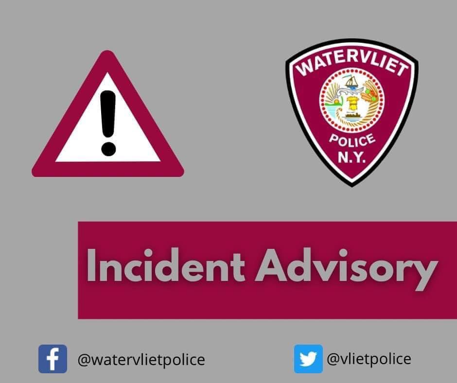 Watervliet Police Department on Twitter "**Heavy Police Presence in