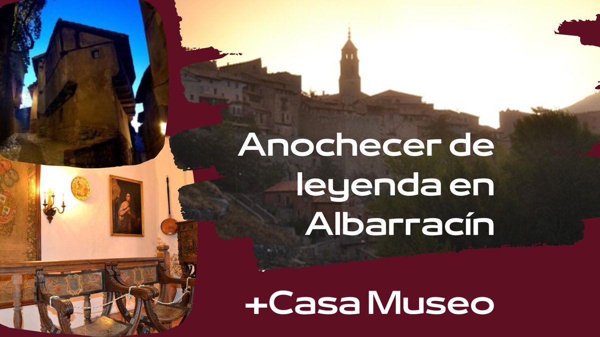 Visita Guiada en Anochecer de Leyendas en Albarracín y Casa Museo! 7 de Enero, 17:30h! - elandadoralbarracin.es/blog/visita-gu…