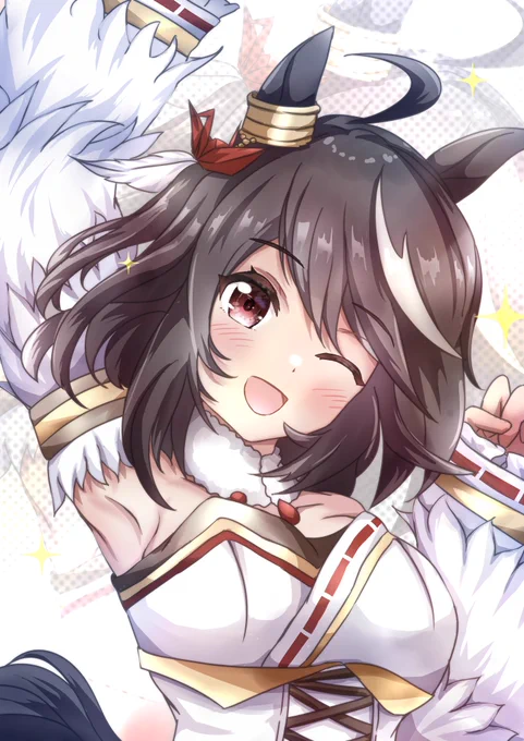 #ウマ娘 #キタサンブラック 今年も張り切っていこうー 