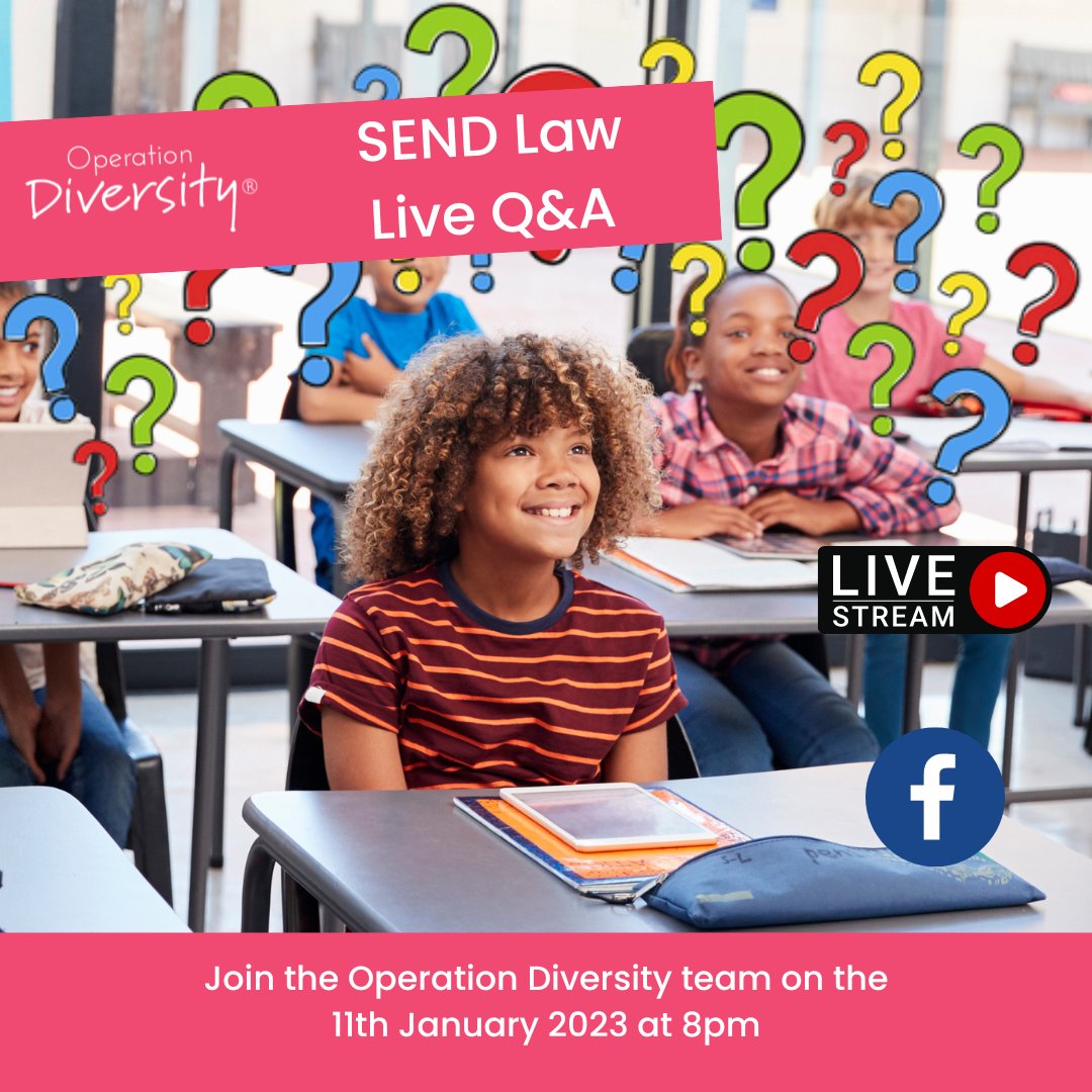 We are back; join us on the 10th and 11th of January for the first Educational Psychologist and SEND Law Q+As! 

Head over to the Academy and Community Facebook page for the EP Q+A and the SEND Law Q+A and further details. 

See you next week!