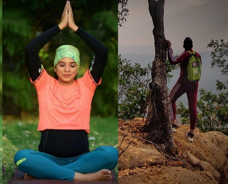 BhawnaDehariya's tweet photo. My daily routine mandatorily includes-
#good intake of drinking water
#yoga and exercise
#walk
What is your daily routine? Do tell me in comments
#healthylifestyle #lifestyle #sports #sportspersonlife #healthtips #bhawnamountaineer #mountaineering #regularwalk https://t.co/uuB31xtr8r
