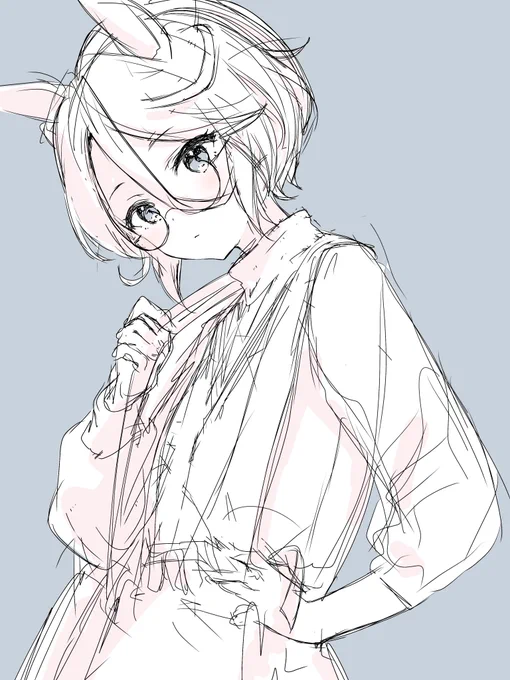らくがきは楽しいな… 