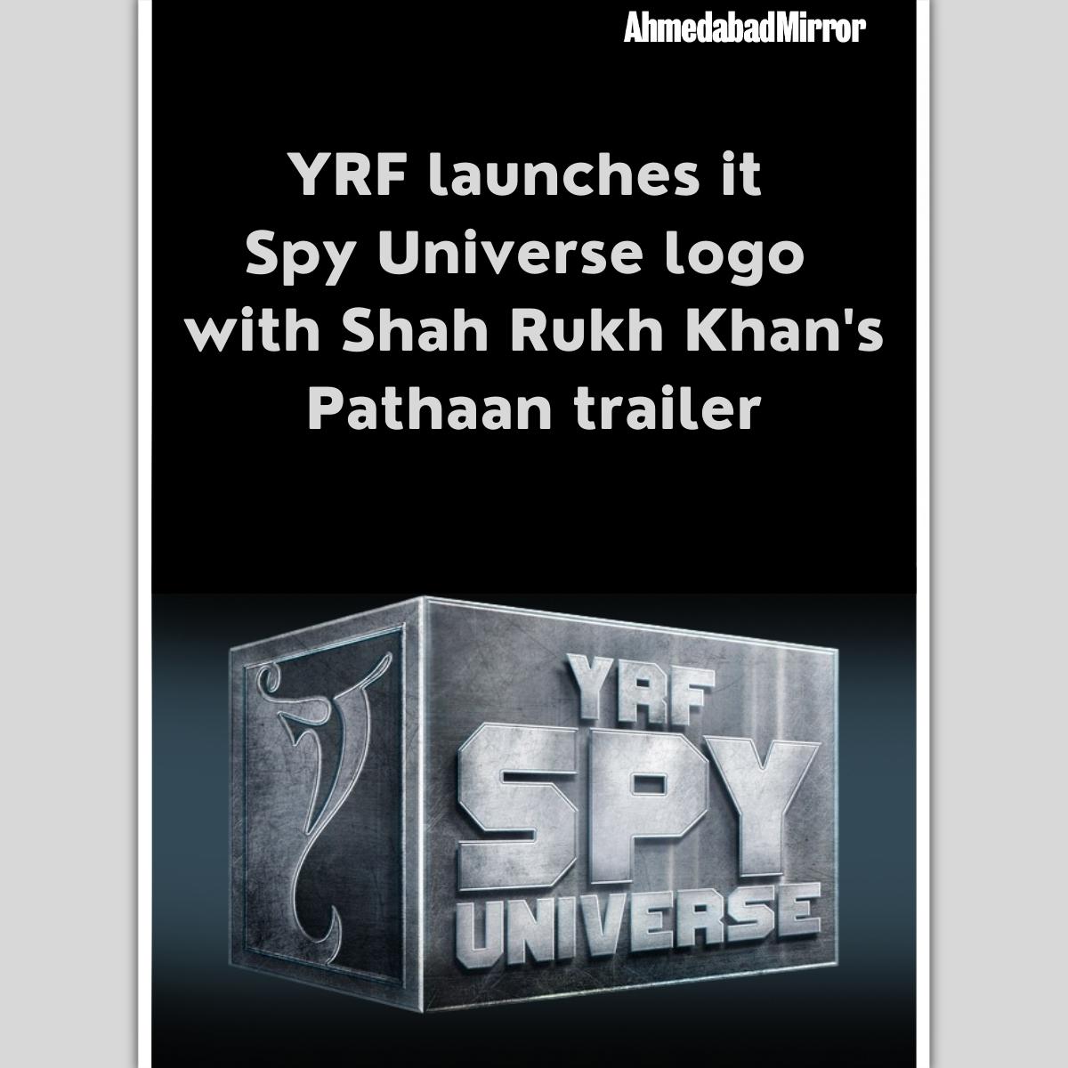ahmedabadmirror's tweet photo. YRF launches it Spy Universe logo with Shah Rukh Khan's Pathaan trailer
#mumbai #yashrajfilms #launches #Spyuniverselogo #bollywoodactor #shahrukhkhan #deepikapadukone #johnabraham #pathaan #trailes #waiting #fans #new #viral #viralnews #ahmedabadmirror https://t.co/I2rGuCuB9U