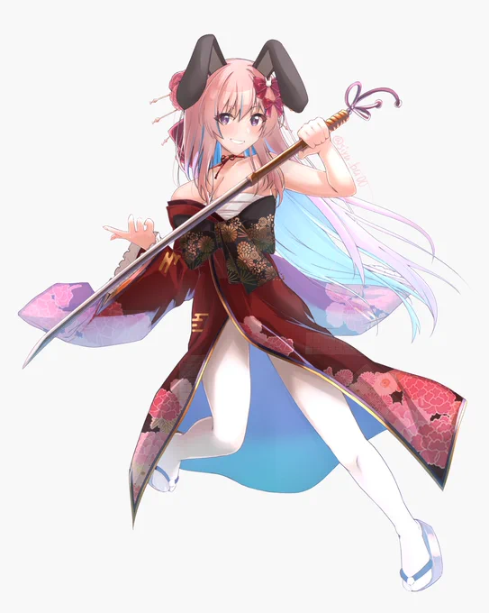 「Vtuber/skeb」兎月ティア 