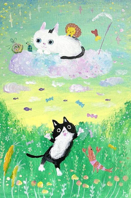 「猫のいる暮らし」 illustration images(Latest))