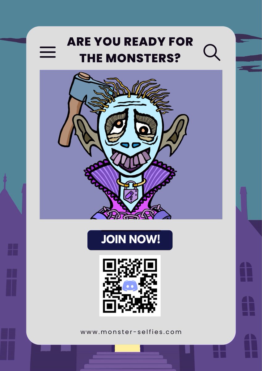 Monsters will invade our planet soon.
Catch your own at mint and be one of the first to get own and original piece of art.

#nft #nftart #nfts #art #crypto #nftartist #digitalart #nftcommunity #nftcollector #cryptoart #ethereum #cryptocurrency #opensea #blockchain #bitcoin