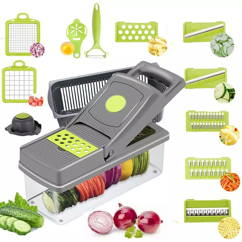 Everything on Twitter "14 In 1Multifunctional Manual Kitchen Vegetable