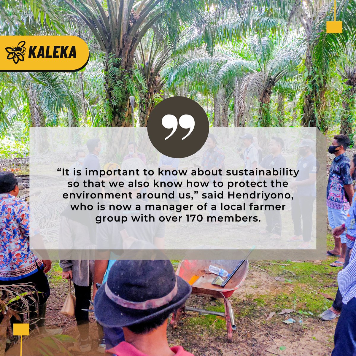 kalekaindonesia's tweet photo. Read more about Hendriyono’s story at https://t.co/RBCtqX35rp 👈

🧵3/3

#Kaleka #TransitiontoExcellence #RealizingSustainability
#SustainablePalmOil #RSPO #PalmOil https://t.co/YRz1yZ0Dhr