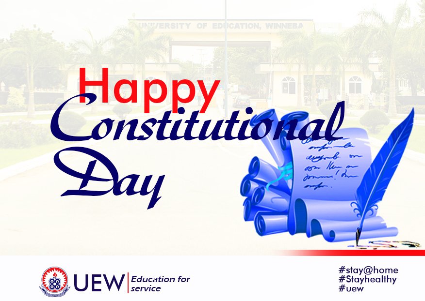 The constitution is the foundation of who we are as a country today.
#UEW
#UniversityofExcellence
#educationforservice