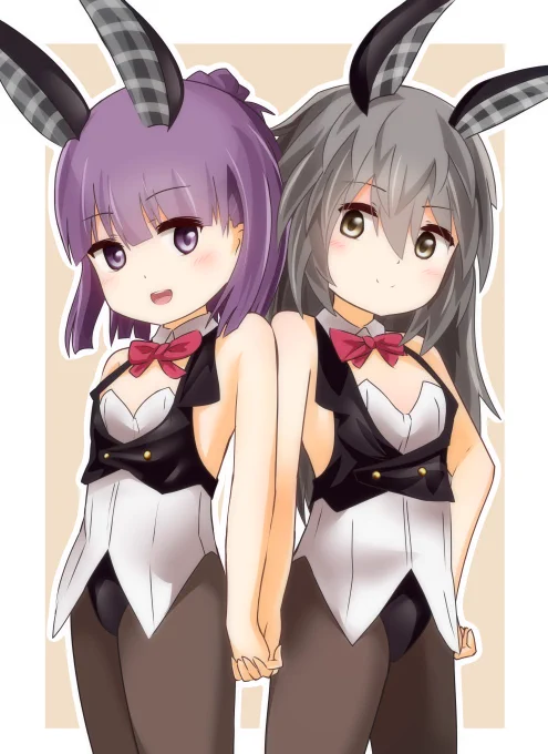 小学生ペアのガードが堅いのが悪いんだよバニーはこうでなくちゃ#アリスギアお絵かき 