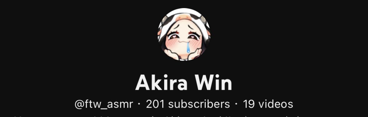 akirawinnn's tweet photo. Making some changes to the ASMR YouTube Channel and realized I hit 200 subscribers โโ
Baby steps deserve to be celebrated! I promised myself I would stay consistent with my ASMR, and I am so lucky to have y'all cheering me on ๐ฅฒ๐ฅน๐๐ปโฅ๏ธโฅ๏ธ
#ASMR #tingles #tapping #gulping https://t.co/IfDFhCw2Cb