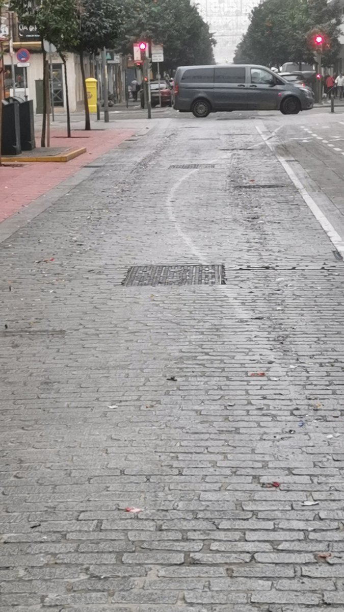 de_crisco's tweet photo. @Ayto_Sevilla @LipasamSevilla 
Buenos días, me gustaría saber si esto es normal 2 días después de la cabalgata. Gracias https://t.co/ka4WrtSK0q
